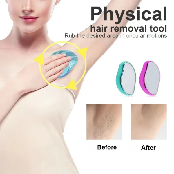 Hair Removal Physical Epilators Crystal Hair Eraser Safe Easy Cleaning Reusable Body Smooth Beauty Depilation Tools - Image 2