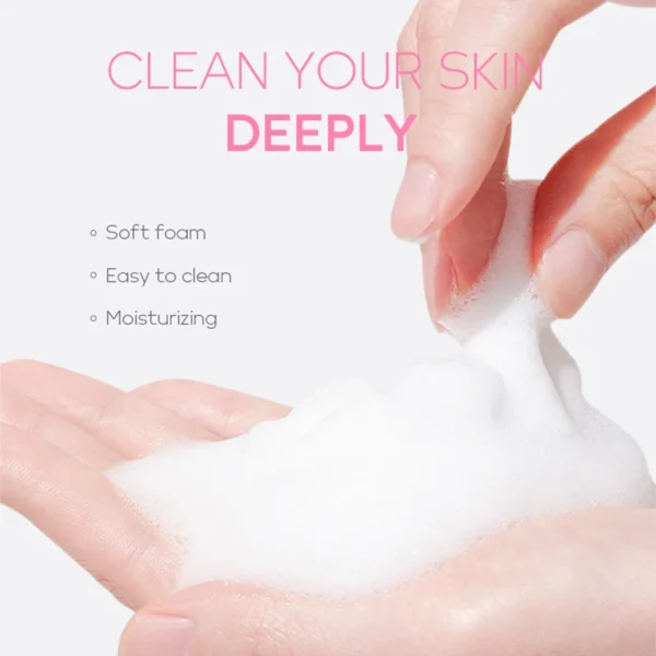 Vitamin C Facial Cleanser Skin Deep Cleansing Moisturizing Blackhead Removal skincare Face Wash Foam Face Cleanser Skin Care - Image 5